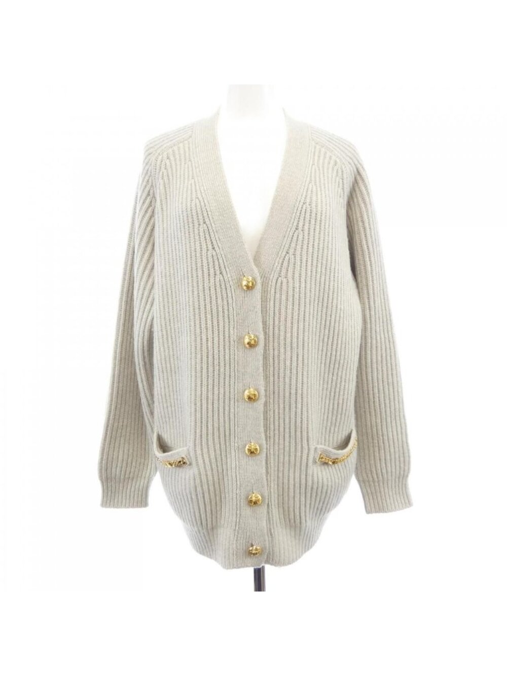 Celine Triomphe Cardigan Gray